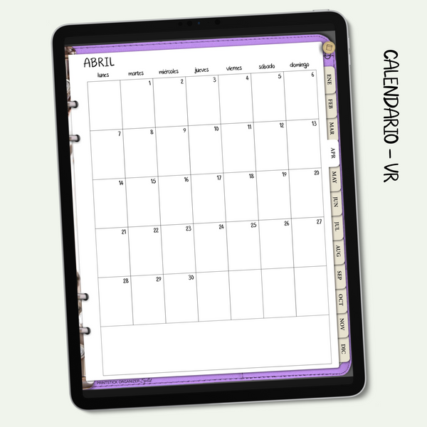 En español: Calendario SPLIT - VR