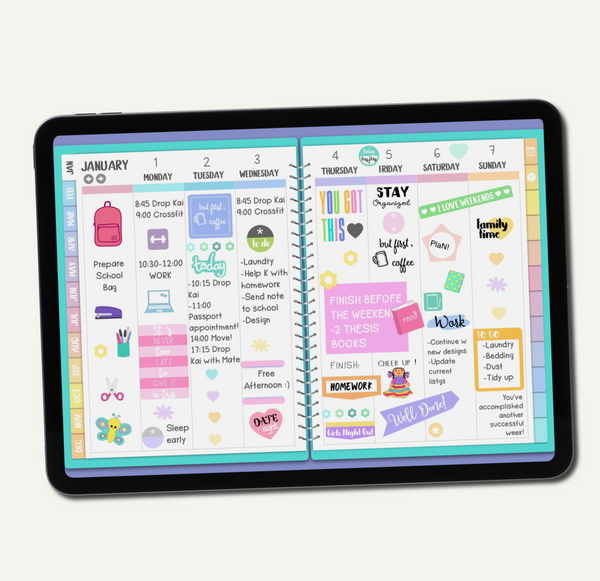 Pastel Planner - PrintStick