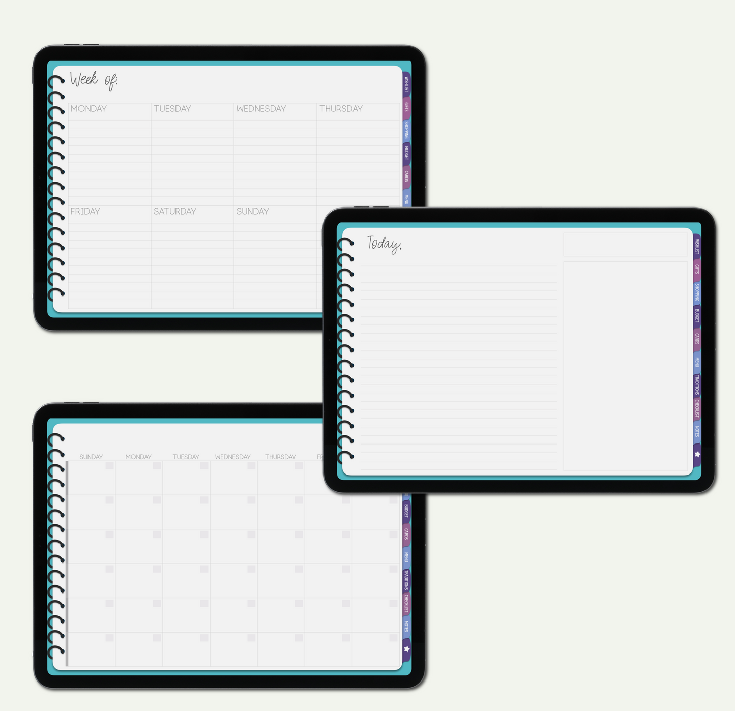 Holiday Planner Vol I