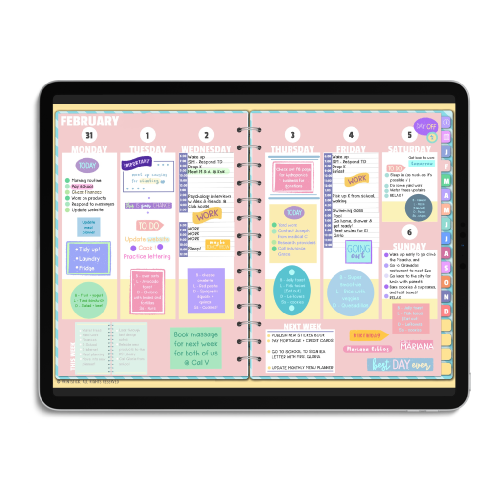 Wonderful Planner - PrintStick