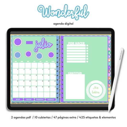 En español: Wonderful Planner - Agenda Digital