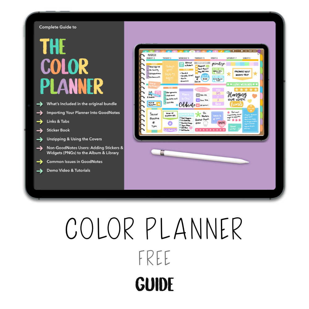 FREE Planner Guides PrintStick