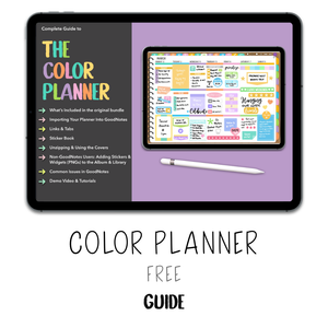 𝘍𝘙𝘌𝘌 𝗚𝘂𝗶𝗱𝗲 - Color Planner - Print Stick