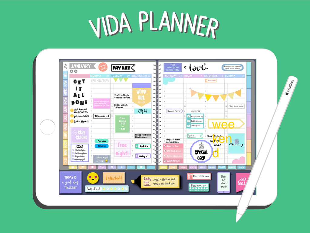 Vida Planner - Dated - PrintStick