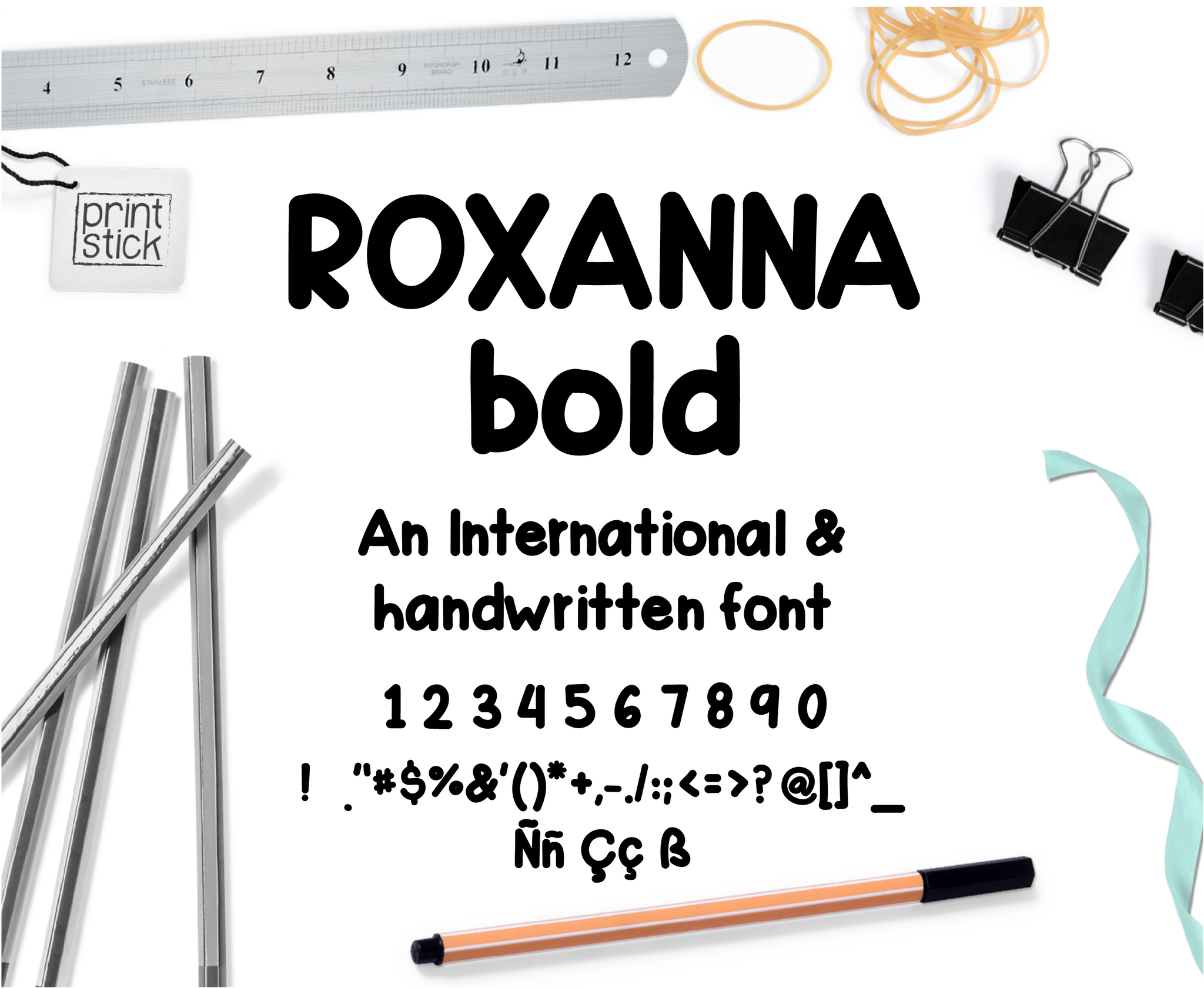 Bo3 - Fonts - Choose one - Print Stick