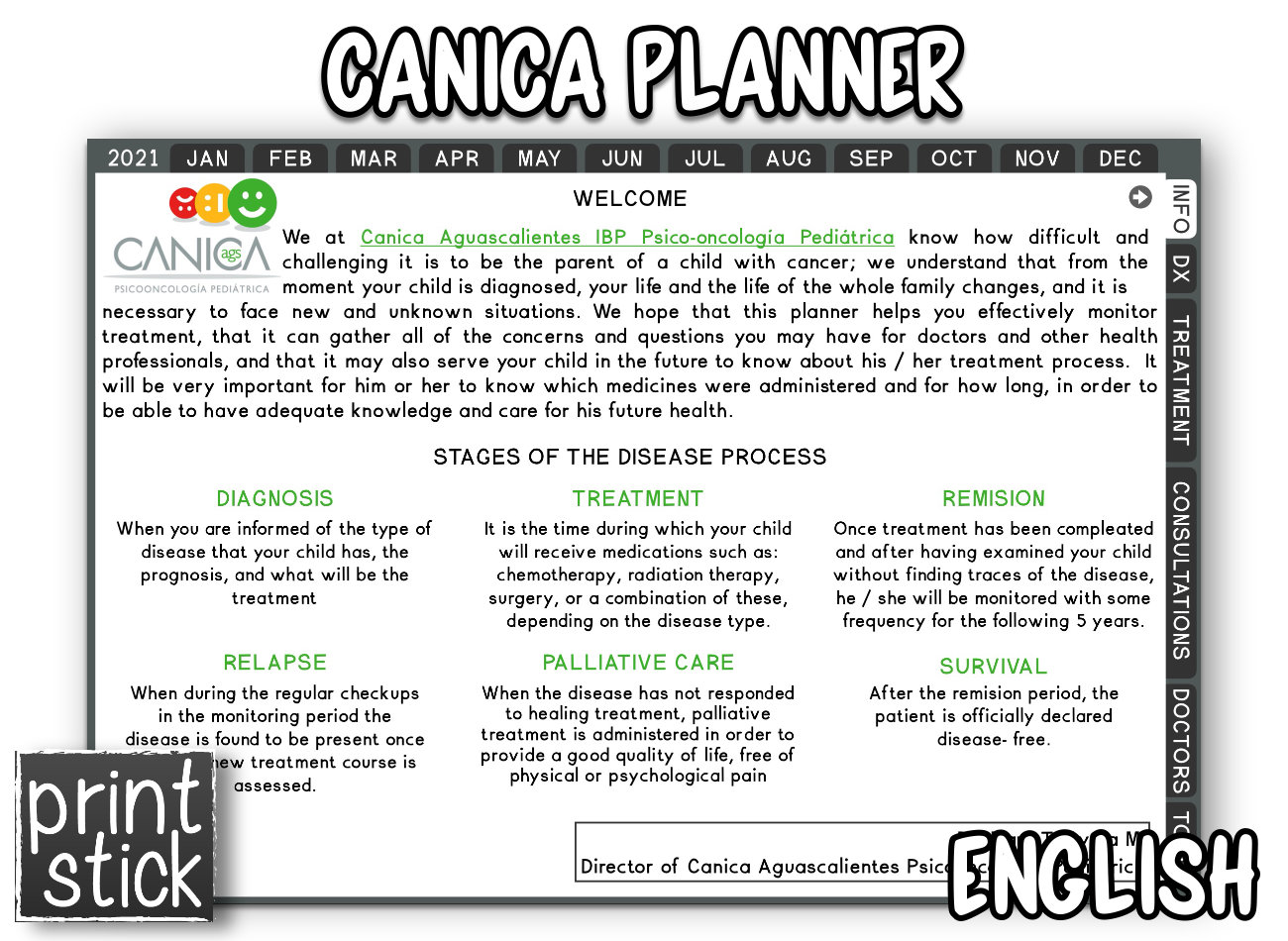 Canica Digital Planner - Agenda Digital - Print Stick