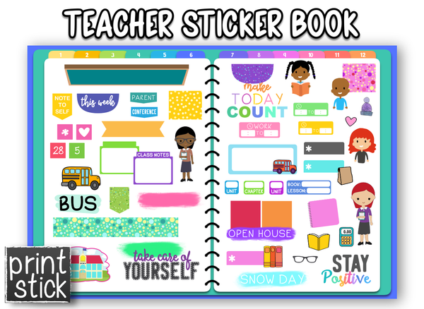 Printable Teacher Stickers