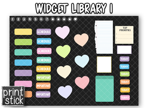 Widget Library I - Print Stick