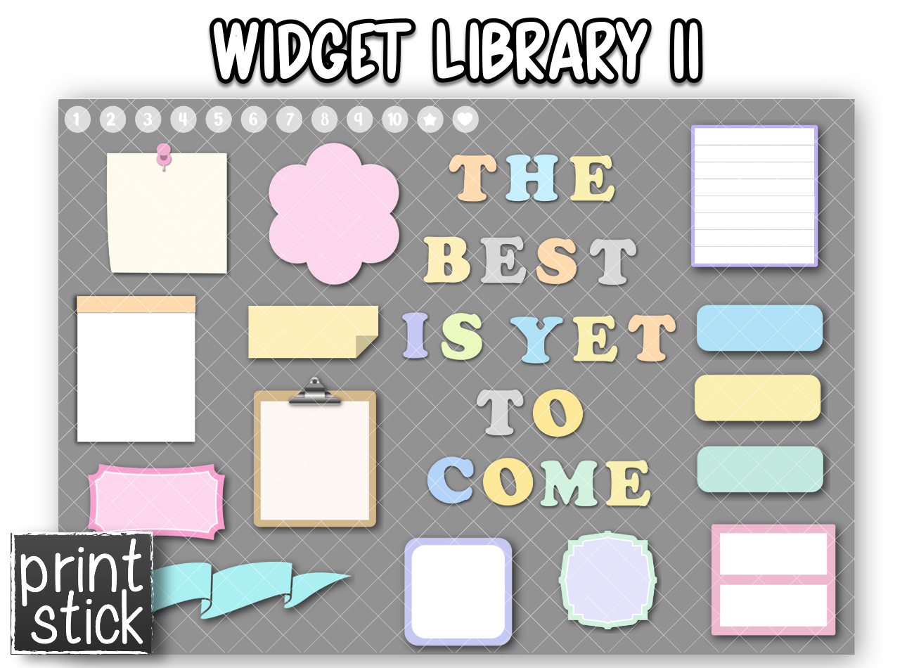 Widget Library II - Print Stick