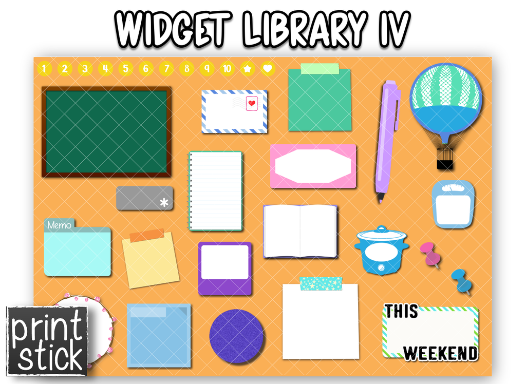 Widget Library IV - Print Stick