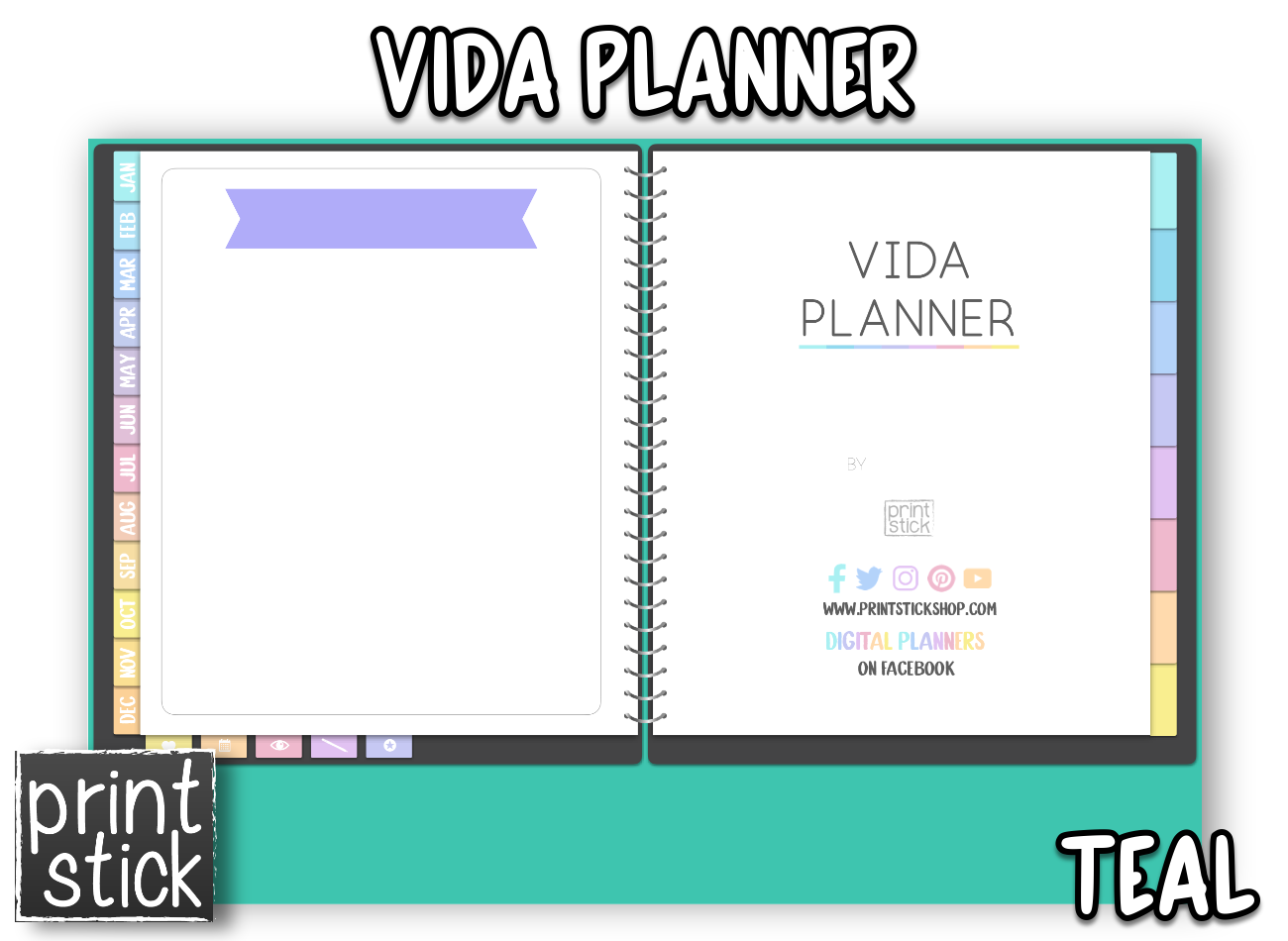 Vida Planner - Dated - Print Stick