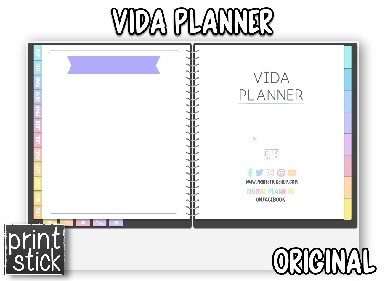 Vida Planner - Dated - Print Stick