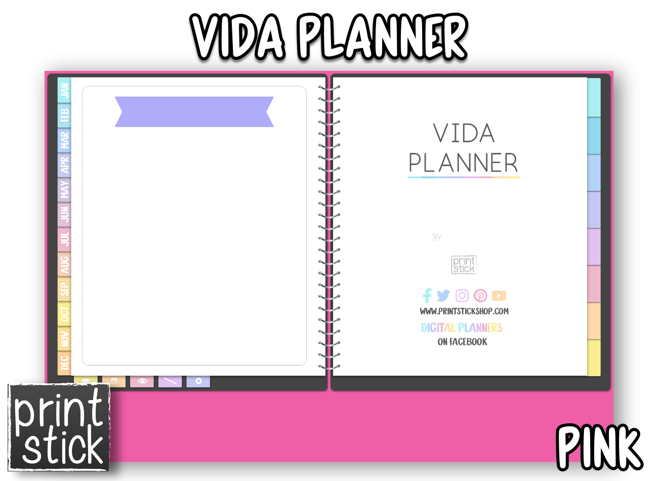 Vida Planner - Dated - Print Stick