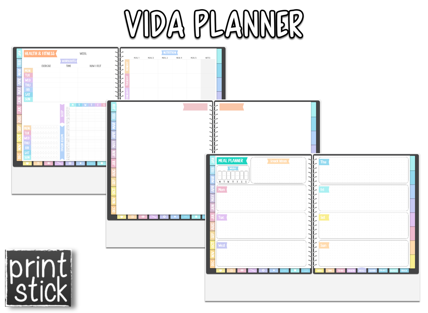 Vida Planner - Dated - Print Stick