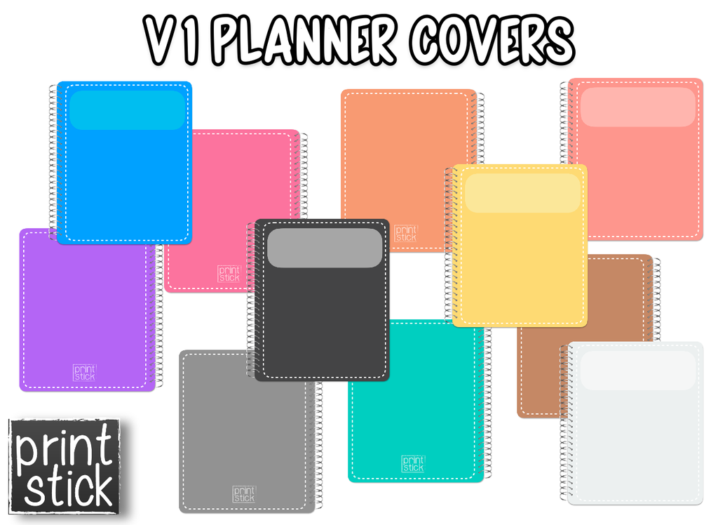 Covers for Planners - V - Print Stick