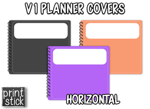 Covers for Planners - V1 - Print Stick