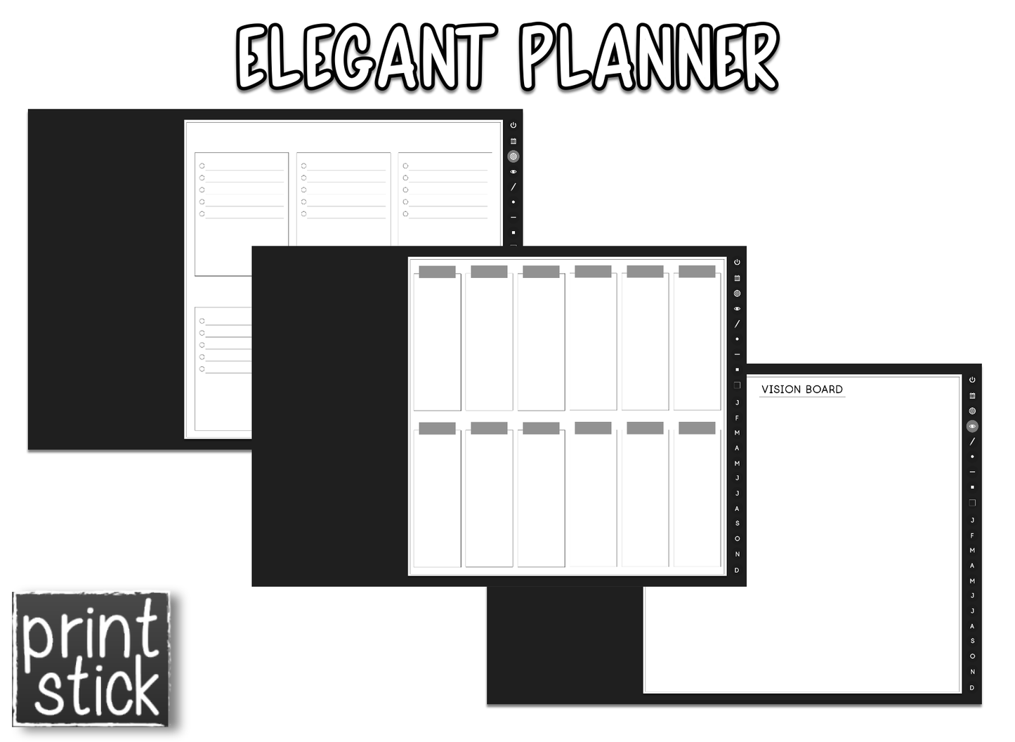 Elegant Planner - Print Stick