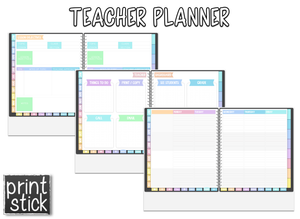 Teacher V Planner - Print Stick