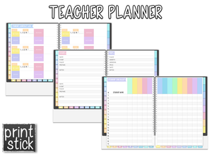 Teacher V Planner - Print Stick