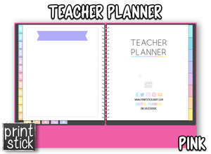 Teacher V Planner - Print Stick