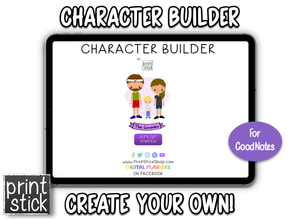 Character Builder - Print Stick