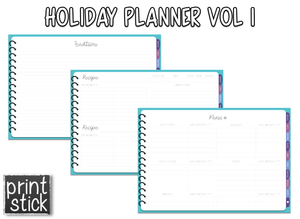 Holiday Planner Vol I - Print Stick
