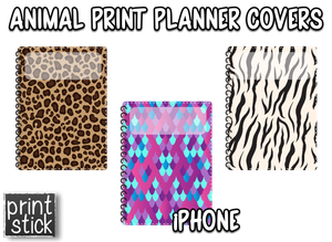 Covers for Planners - Animal Print - Print Stick