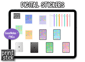 SS Digital Planning Digital Planner Stickers - Print Stick