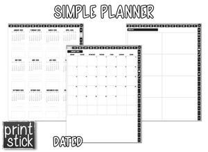 Simple Planner - Print Stick