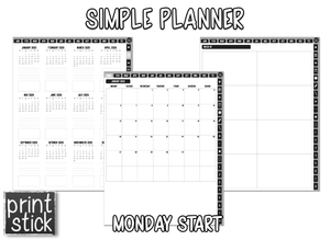 Simple Planner - Print Stick