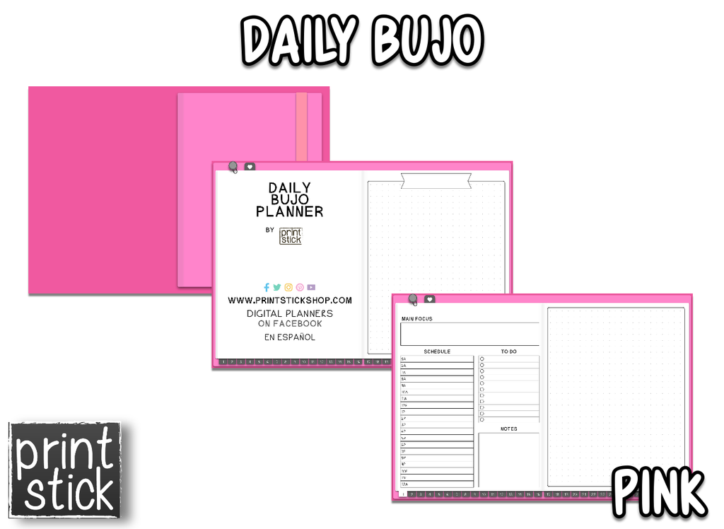 Daily BuJo Planner - Print Stick