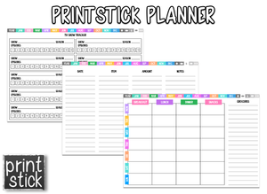 En Español: PrintStick Digital Planner - Print Stick