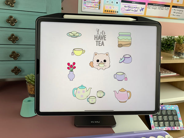 SS - Triana: Let's Have Tea - Stickers - PrintStick