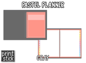 En español: Agenda Digital Pastel Planner - Print Stick