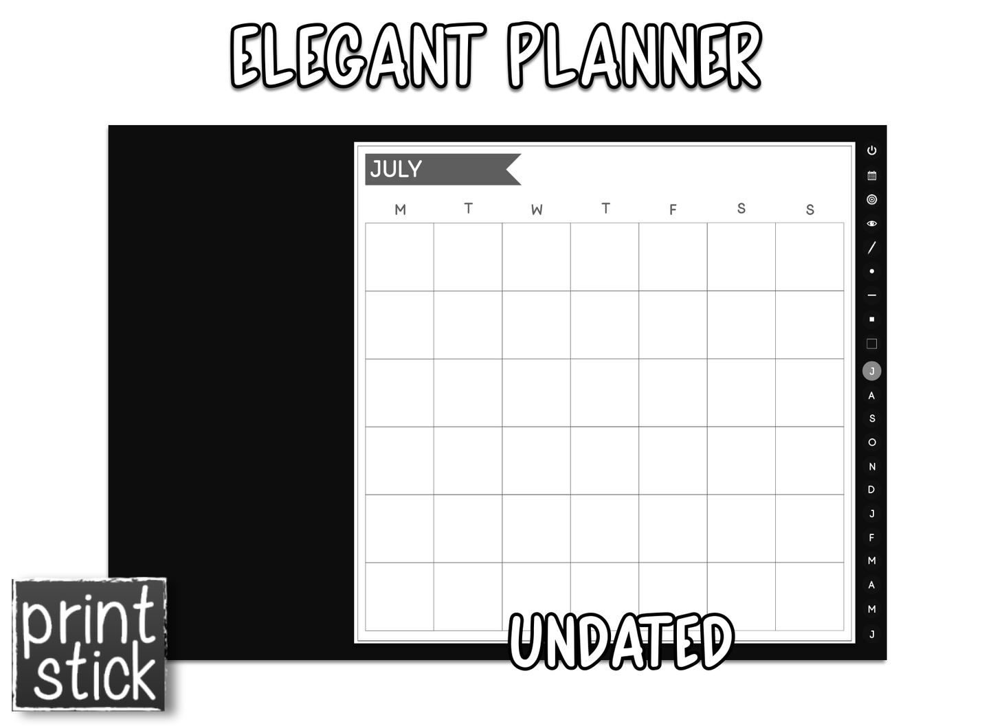 Elegant Planner - Print Stick