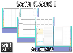 Pastel Planner II - Print Stick