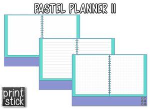 Pastel Planner II - Print Stick