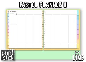 Pastel Planner II - Print Stick