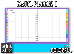 Pastel Planner II - Print Stick