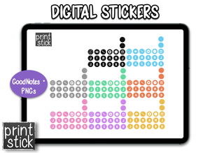 PS Cover Dots for the Vida, Student & Teacher V Planners - Print Stick