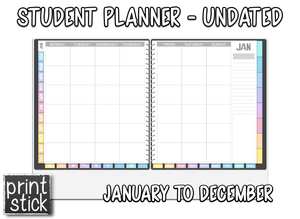 Student Planner - Print Stick