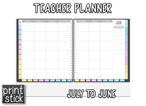 Teacher V Planner - Print Stick