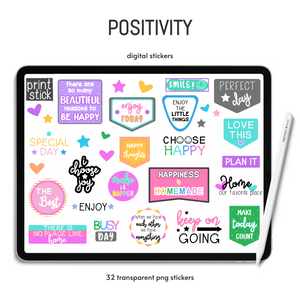 SS Positivity Planner Stickers – PrintStick