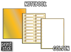 Digital Notebook - Golden - Print Stick