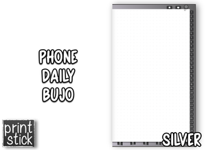 Phone Daily Planner - Print Stick