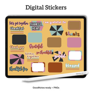 SS Thankful Stickers - PrintStick