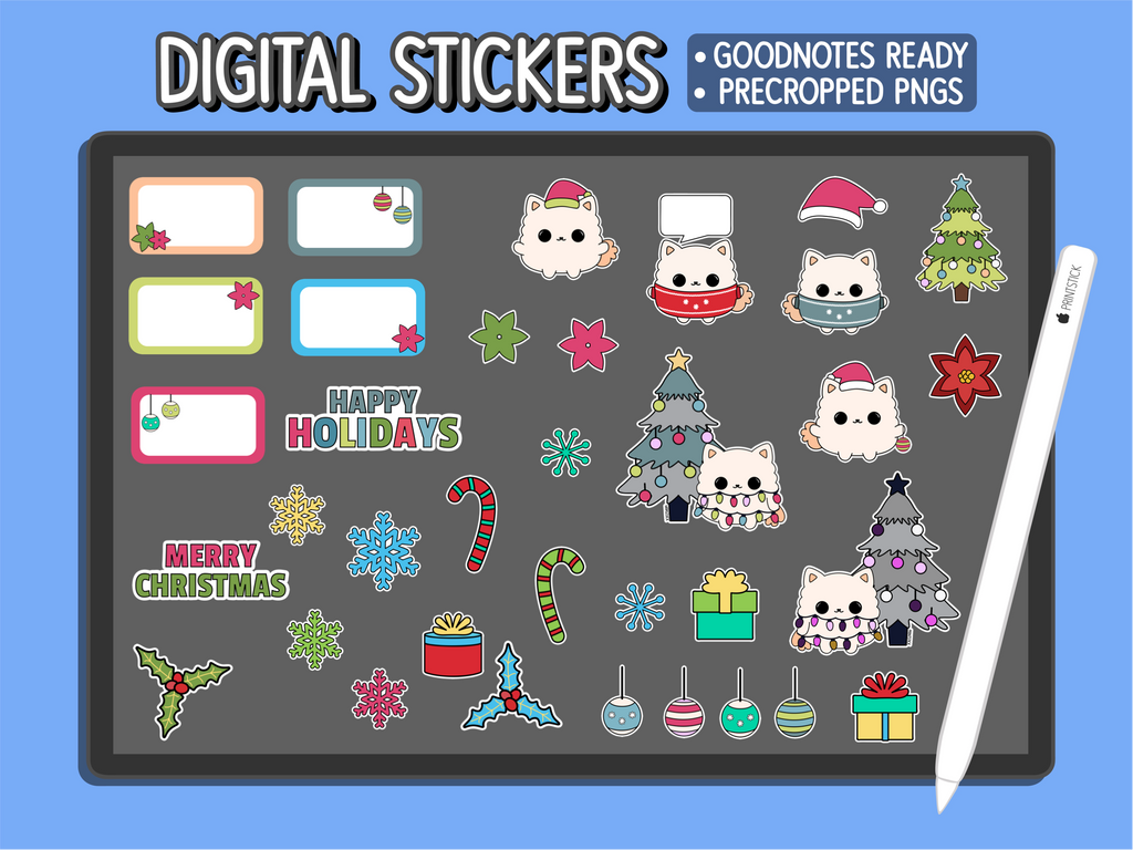 SS- Triana in Christmas - Planner Stickers - PrintStick